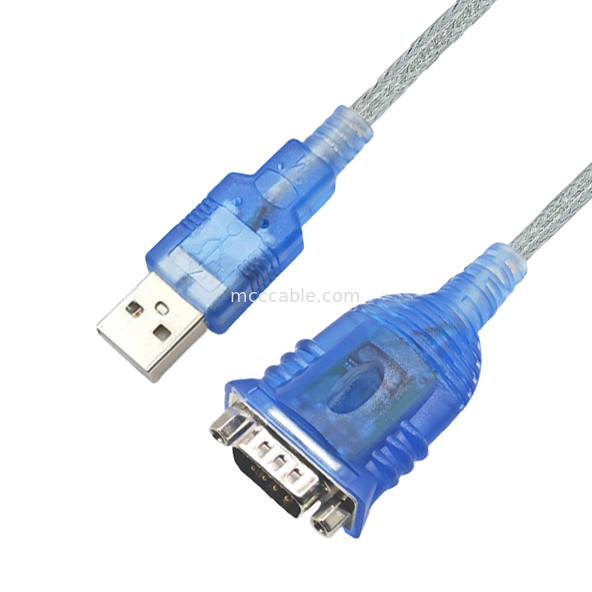 PL2303GT USB To Serial Cable USB-A To DB-9P Connector Interface, RS232-340 Serial Protocol, รองรับความยาวของเคเบิลที่กําหนดเอง