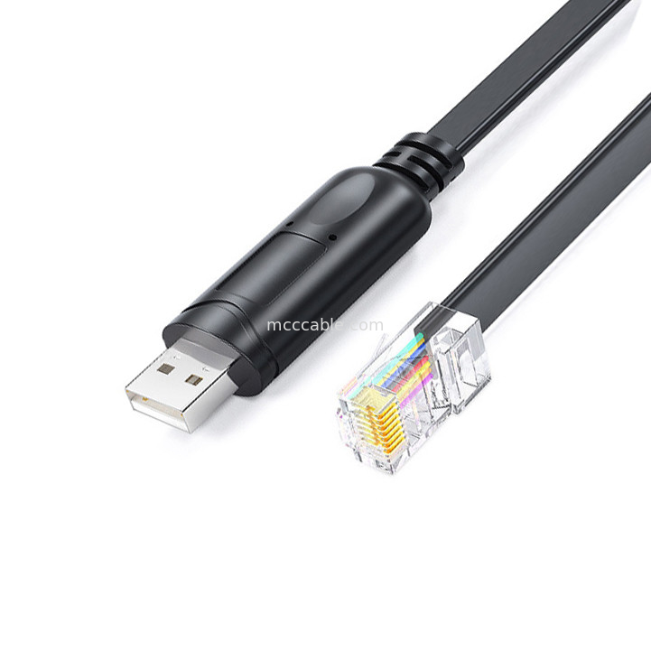 USB-A ไปยัง RS485 RJ45 สายเคเบิล 8P8C รองรับกับ RS485 การสื่อสาร การตั้งค่าสายแก้ไขปัญหา