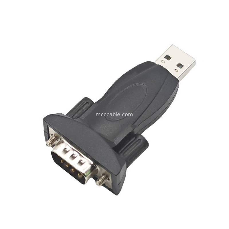 เครื่องเชื่อมอุตสาหกรรม USB RS232 สายเคเบิลลําดับ DB-9Pin ชาย สายเคเบิลลําดับ Usb รองรับ PL2303\CH340 โปรต็อกอลอัดปเตอร์