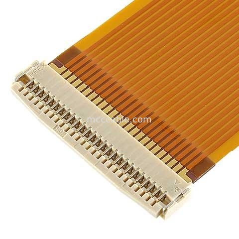 20600-024E-01 FPC สายเคเบิลเรียบยืดหยุ่น 0.5mm Pitch MINIFLEX 5-BFN II LK ล็อคกลไก