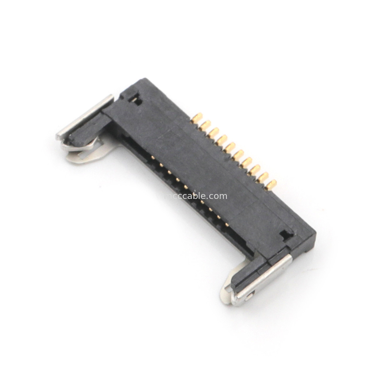 20345-010T-32R 20347-310T-12R ความยาว 0.5 มิลลิเมตร เครื่องเชื่อมแบบไมโครโคอากเซียล แบบการจับคู่แบบแนวราบ