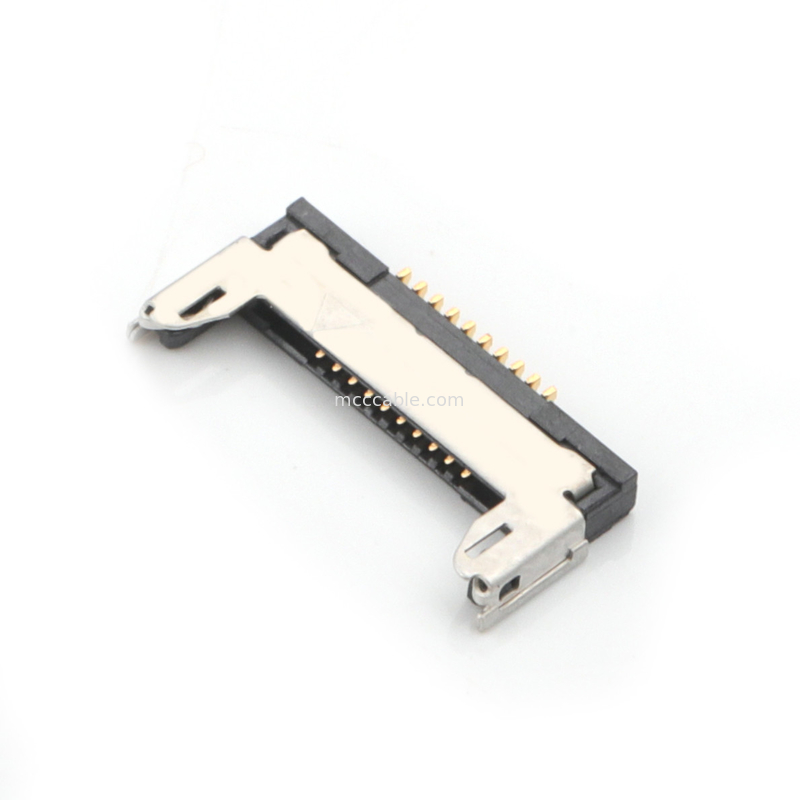 20345-010T-32R 20347-310T-12R ความยาว 0.5 มิลลิเมตร เครื่องเชื่อมแบบไมโครโคอากเซียล แบบการจับคู่แบบแนวราบ