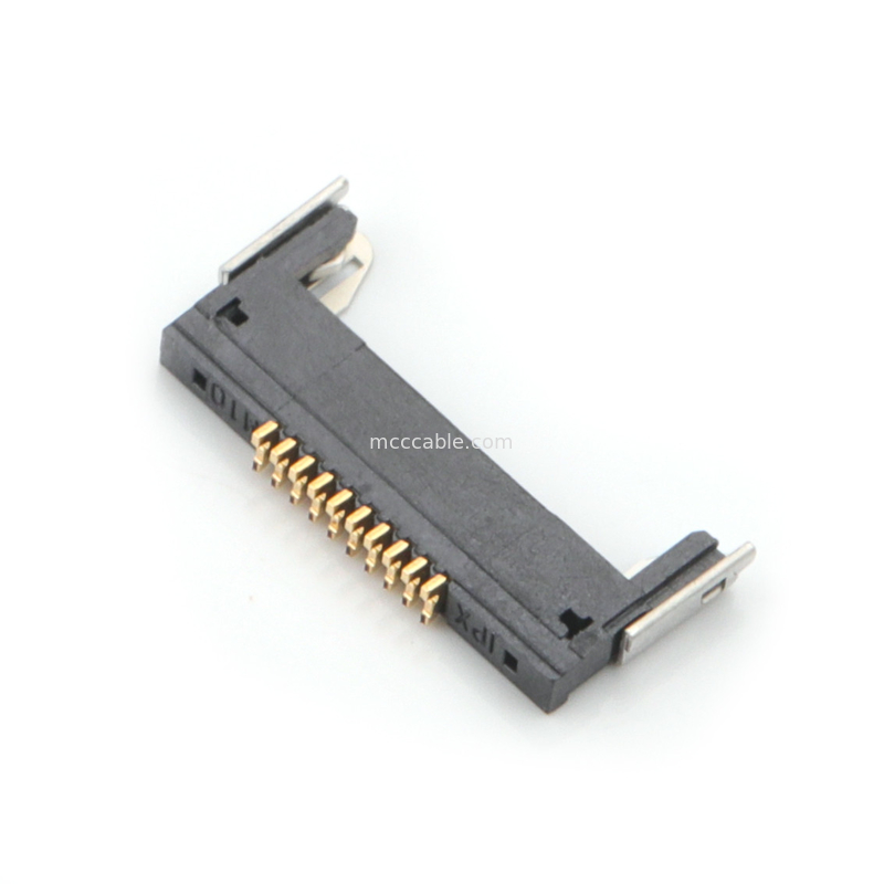 20345-010T-32R 20347-310T-12R ความยาว 0.5 มิลลิเมตร เครื่องเชื่อมแบบไมโครโคอากเซียล แบบการจับคู่แบบแนวราบ