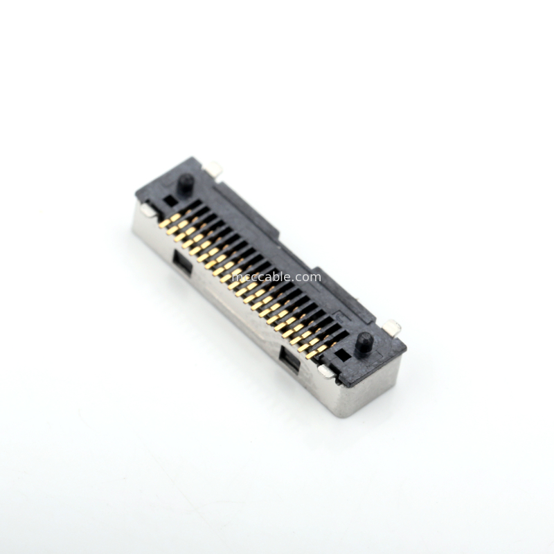 Honda LVC-D20SFYG PC-side 0.5 mm Pitch SMT Type Connector สําหรับสายโคเอชชียลละเอียดมาก