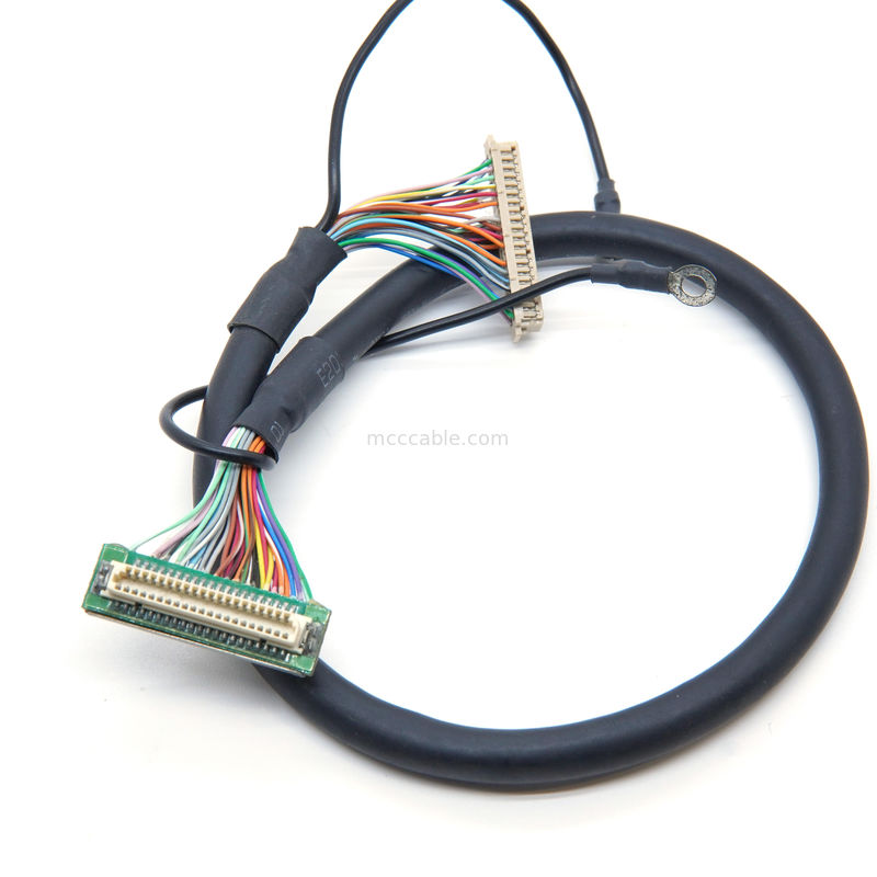 DF9 41P เครื่องปรับสายการแพทย์ระดับอุตสาหกรรม  DF9 41 Pin Screen Display Cable หญิง Hot Press