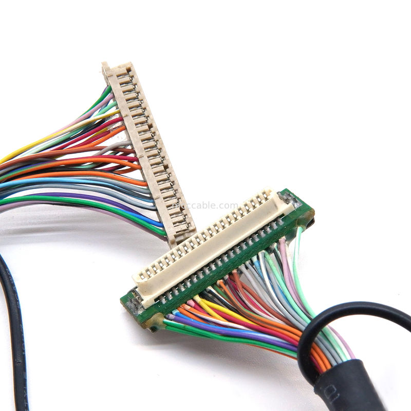 DF9 41P เครื่องปรับสายการแพทย์ระดับอุตสาหกรรม  DF9 41 Pin Screen Display Cable หญิง Hot Press