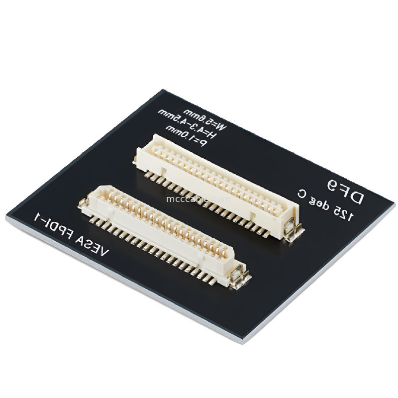 DF9 41P เครื่องปรับสายการแพทย์ระดับอุตสาหกรรม  DF9 41 Pin Screen Display Cable หญิง Hot Press