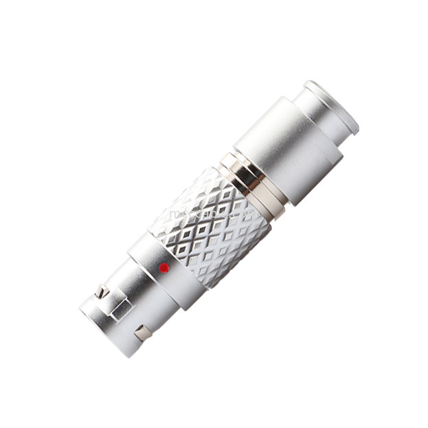 เครื่องเชื่อมล็อคตัวเองแบบดันดึง LEB ซีรี่ย์ FGG.1B 7Pin Male Aviation Plug เครื่องเชื่อมวงกลมอุตสาหกรรม