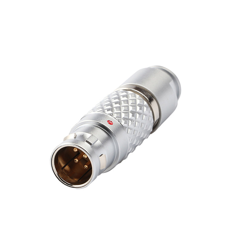 เครื่องเชื่อมล็อคตัวเองแบบดันดึง LEB ซีรี่ย์ FGG.1B 7Pin Male Aviation Plug เครื่องเชื่อมวงกลมอุตสาหกรรม