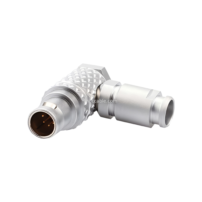 B Series Push Pull Circular Connector Multi-core ประเภท 2 ~ 32 core หัวเข็มปั่น (ตรงหรือมุม)