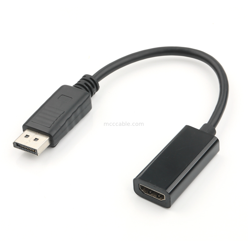 DP ตัวปรับ HDMI เพศชายเป็นเพศหญิง การส่งสัญญาณอุตสาหกรรม HD รองรับ 4K 8K