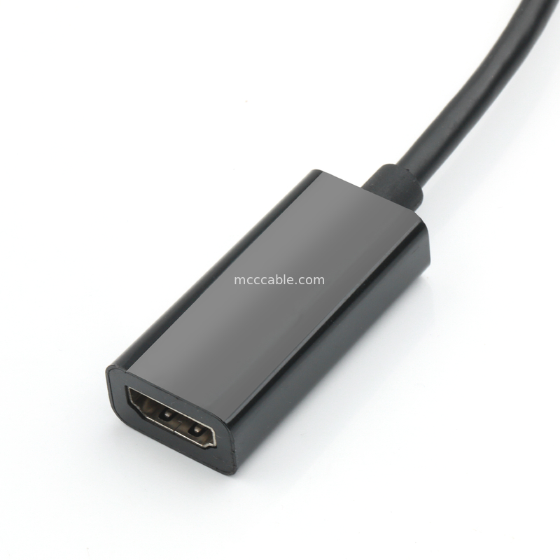 DP ตัวปรับ HDMI เพศชายเป็นเพศหญิง การส่งสัญญาณอุตสาหกรรม HD รองรับ 4K 8K