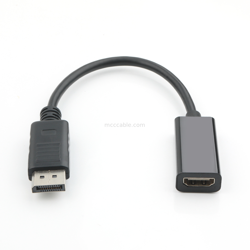 DP ตัวปรับ HDMI เพศชายเป็นเพศหญิง การส่งสัญญาณอุตสาหกรรม HD รองรับ 4K 8K