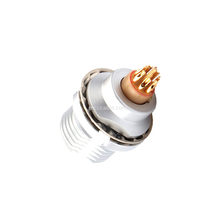 ซีรี่ย์แบบกลมกันน้ํา ดึงดันล็อคตัวเอง Z3 8Pin สําหรับการติดตั้งภายนอกของตัวเชื่อมชัสซี