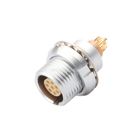 ซีรี่ย์แบบกลมกันน้ํา ดึงดันล็อคตัวเอง Z3 8Pin สําหรับการติดตั้งภายนอกของตัวเชื่อมชัสซี