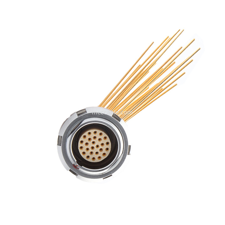 เครื่องเชื่อมกันน้ําวงกลม Z2 26Pin Double Nut มุม 90° Pin Core ภายในและภายนอก