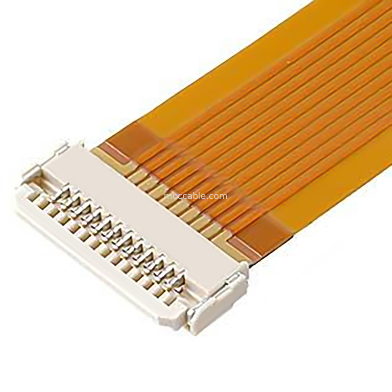 Lvds ขั้วต่อสายโคแอกเซียลสำหรับจอภาพ LCD DW-5 20598-006T-02 0.5 มม. ระยะห่าง 6 ขา Fpc