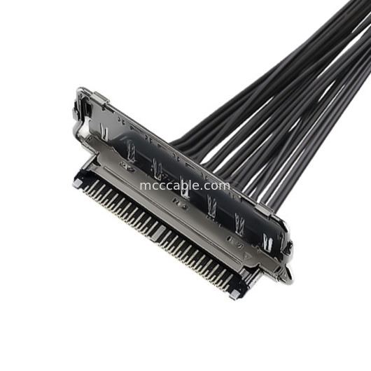 ประเภทตัวเชื่อมต่อ lvds ตัวเชื่อมต่อ lvds 40 ขา 20977-040T 040E 01 ประเภทการผสมพันธุ์แนวนอนตัวเชื่อมต่อไมโครโคแอกเชียล