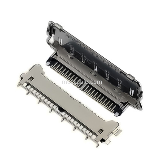 ประเภทตัวเชื่อมต่อ lvds ตัวเชื่อมต่อ lvds 40 ขา 20977-040T 040E 01 ประเภทการผสมพันธุ์แนวนอนตัวเชื่อมต่อไมโครโคแอกเชียล