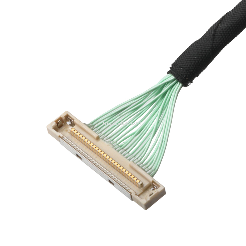 Connector UAV cable assembly Lvds Edp Cable Assembly DF36-25P-0.4SD สายเคเบิลโคอากเซียลขนาดเล็ก