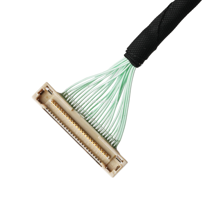 Connector UAV cable assembly Lvds Edp Cable Assembly DF36-25P-0.4SD สายเคเบิลโคอากเซียลขนาดเล็ก