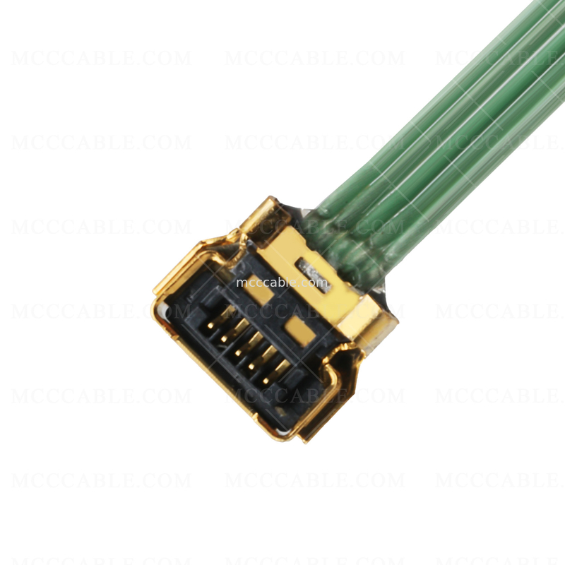 Lvds 5P สายเคเบิลไมโครโคเอชเชียล 20380-R30t-060 30pin ถึง 20857-005t-01 5pin