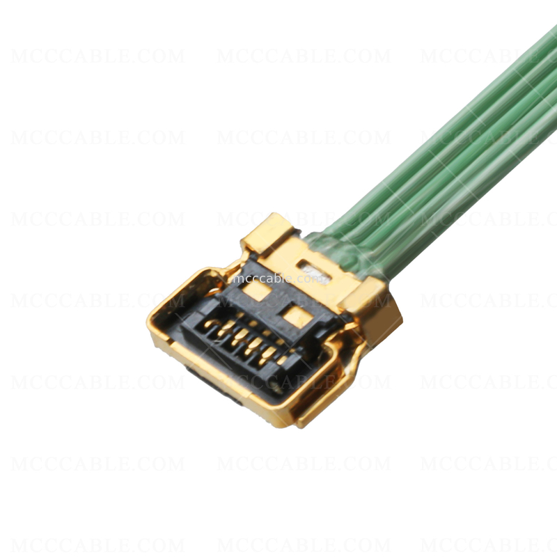 Lvds 5P สายเคเบิลไมโครโคเอชเชียล 20380-R30t-060 30pin ถึง 20857-005t-01 5pin