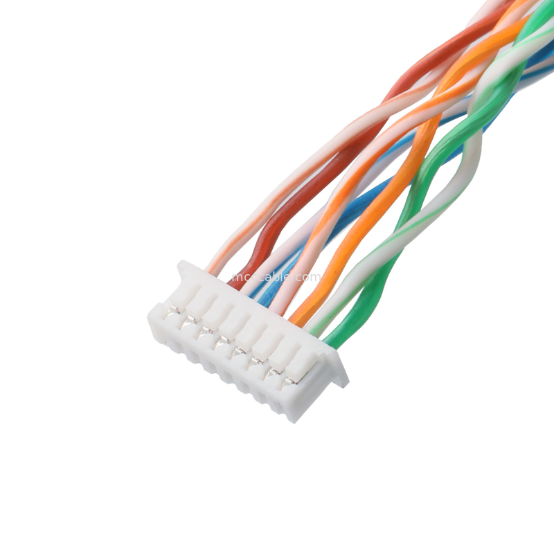 IP67 เครื่องเชื่อมวงกลมกันน้ํา 8 ปิน SA812/S8S พร้อมสาย CAT5e สําหรับระบบกล้อง