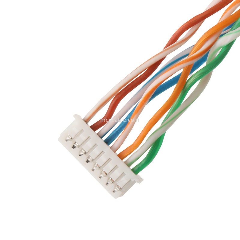 IP67 เครื่องเชื่อมวงกลมกันน้ํา 8 ปิน SA812/S8S พร้อมสาย CAT5e สําหรับระบบกล้อง