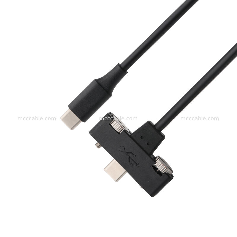สาย USB C ถึง USB C การโอนความเร็วสูง 40Gbps การชาร์จ PD 100W