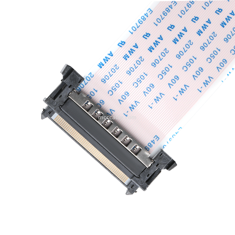 เคเบิล FFC RE51 51 ปิน ความยาว 0.5 มิลลิเมตร, UL489701, EMI-Shielded, อัตราการส่งข้อมูล 2Gbps