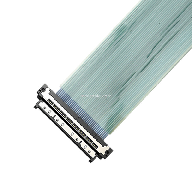 USL20-30SS-035CH สายโคแอกเชียลขนาดเล็ก 0.4 มม. การออกแบบ ZIF ประหยัดพื้นที่สำหรับเซ็นเซอร์ IoT ขนาดเล็ก