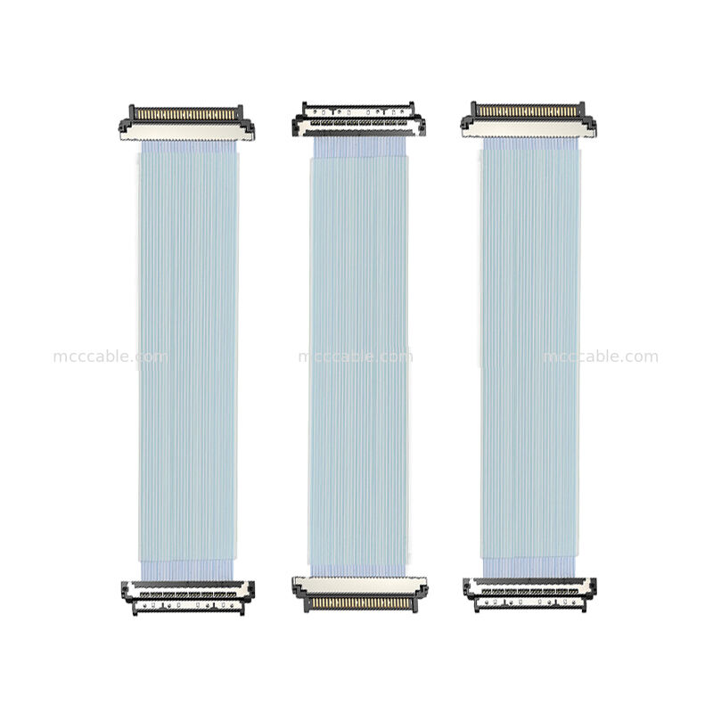 USL20-30SS-025BH สายริบบอนไมโครโคแอกเชียล 0.4 มม. กันกระแทกและกันสั่นสะเทือนสำหรับกล้อง Gimbal โดรน