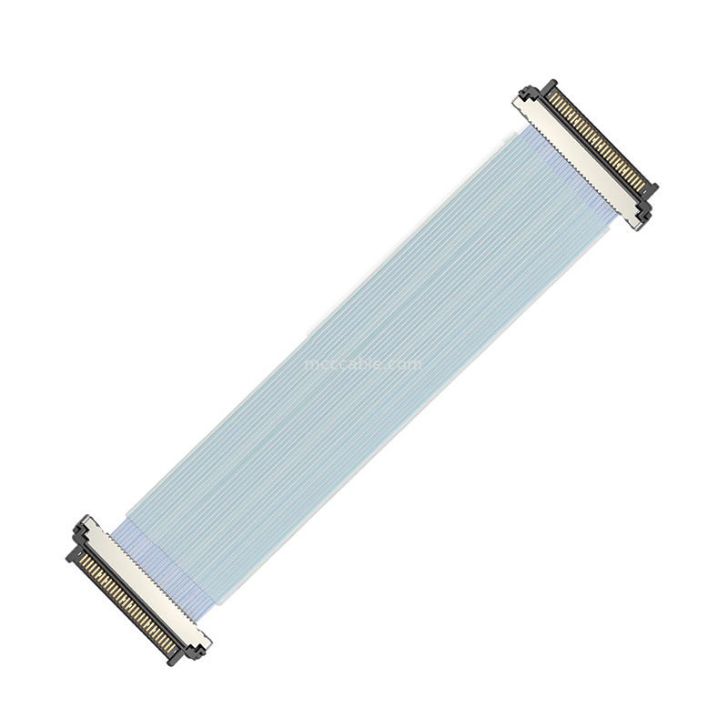 USL20-30SS-045CH 0.4mm Micro Coax Cable Assembly PCIe Gen5-Compatible สําหรับโมดูลการประมวลผล AI Edge