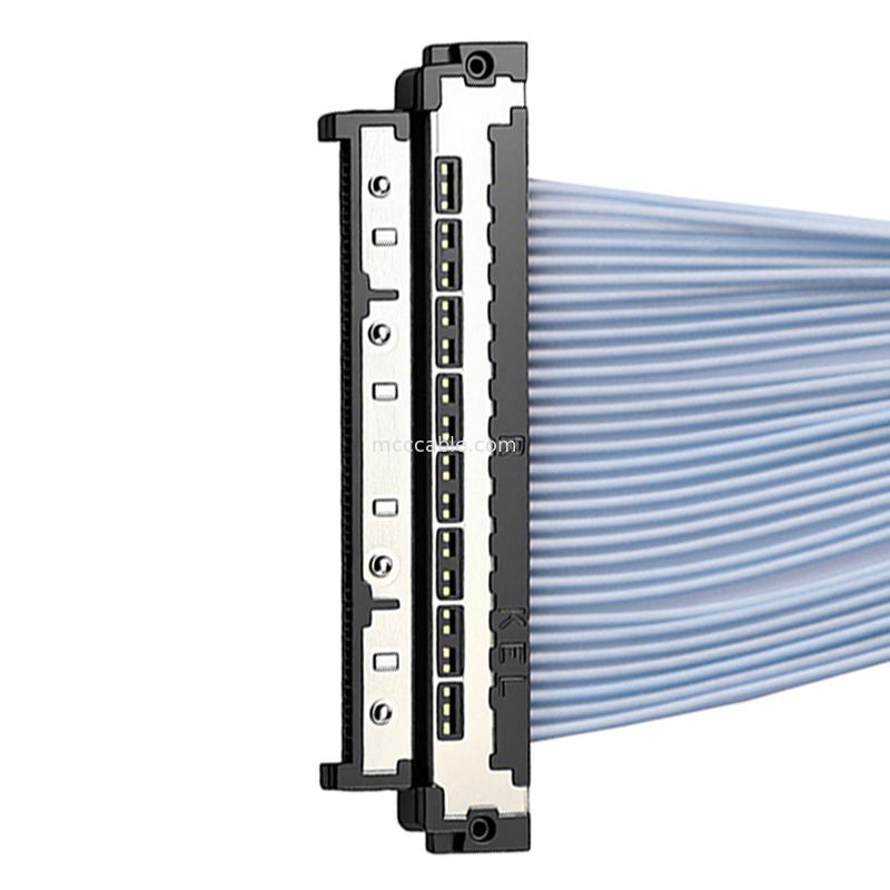 สายโคแอกเชียลขนาดเล็ก USL20-30SS-015B พร้อมขั้วต่อ 0.4 มม. สำหรับกล้อง AI Edge Computing ที่พร้อมสำหรับอนาคต