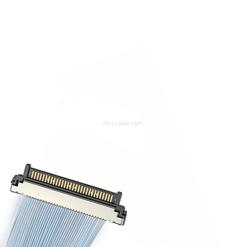 ความละเอียด 0.4mm USL20-30SS-016C Micro Coaxial Cable ZIF Connector สําหรับกล้องวงจรปิดความละเอียดสูง 8MP+