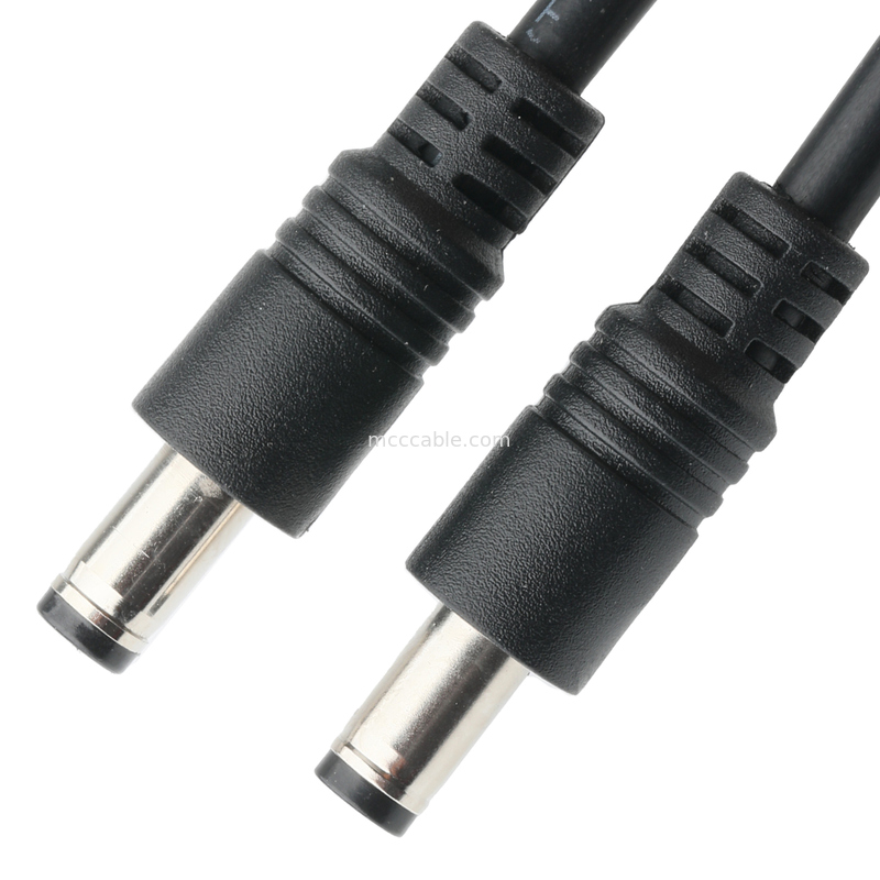 3.3 มม Pitch to DC Plug 2.5x5.5 มม การประกอบเคเบิล - UL2464 20AWG PVC