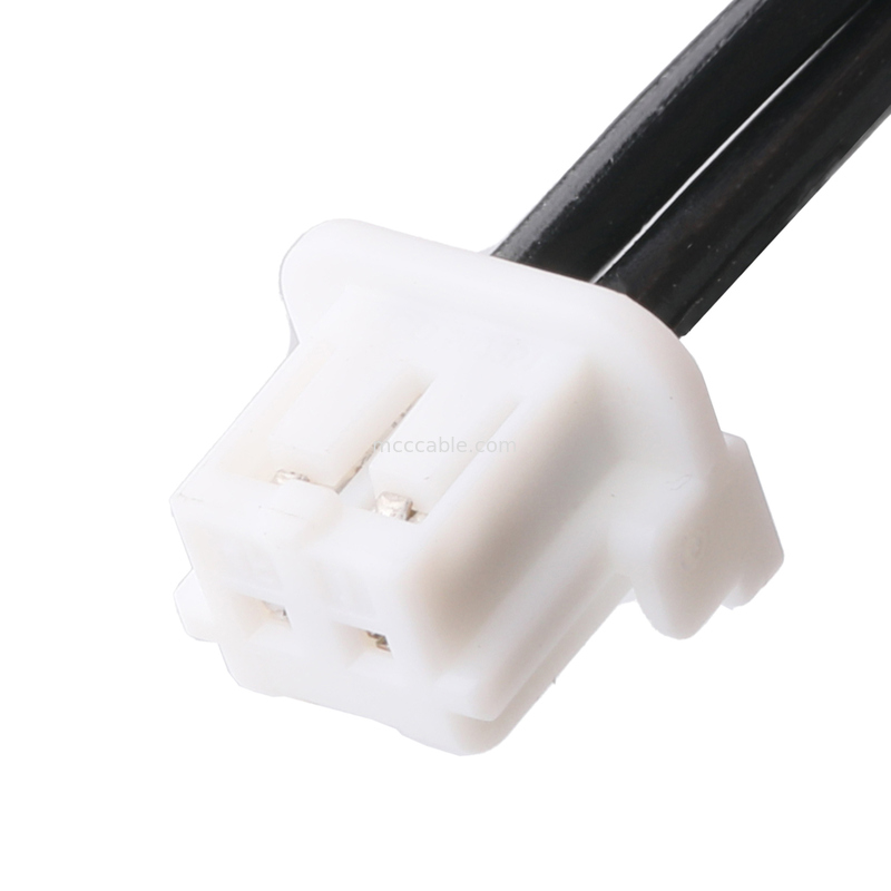 90 องศา DC Plug 2.1x5.5 มิลลิเมตรต่อ 2-Pin การประกอบเคเบิล - UL2648 24AWG