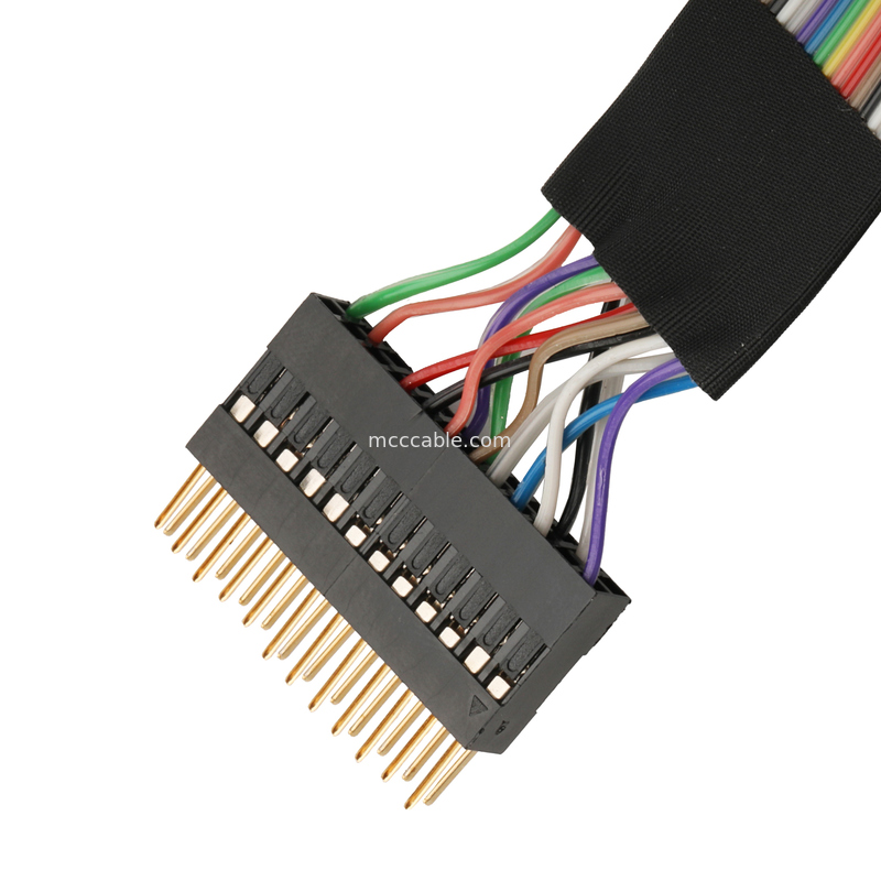 20-Pin to 24-Pin IDC Ribbon Cable - UL2651 28AWG Flat Flex Cable Assembly