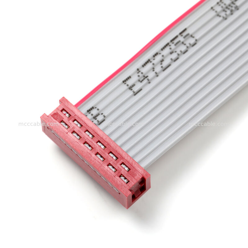 ชุดสายเคเบิลแบบแบน IDC - ขั้วต่อแบบสองแถว 2.54 มม., OEM แบบกำหนดเอง