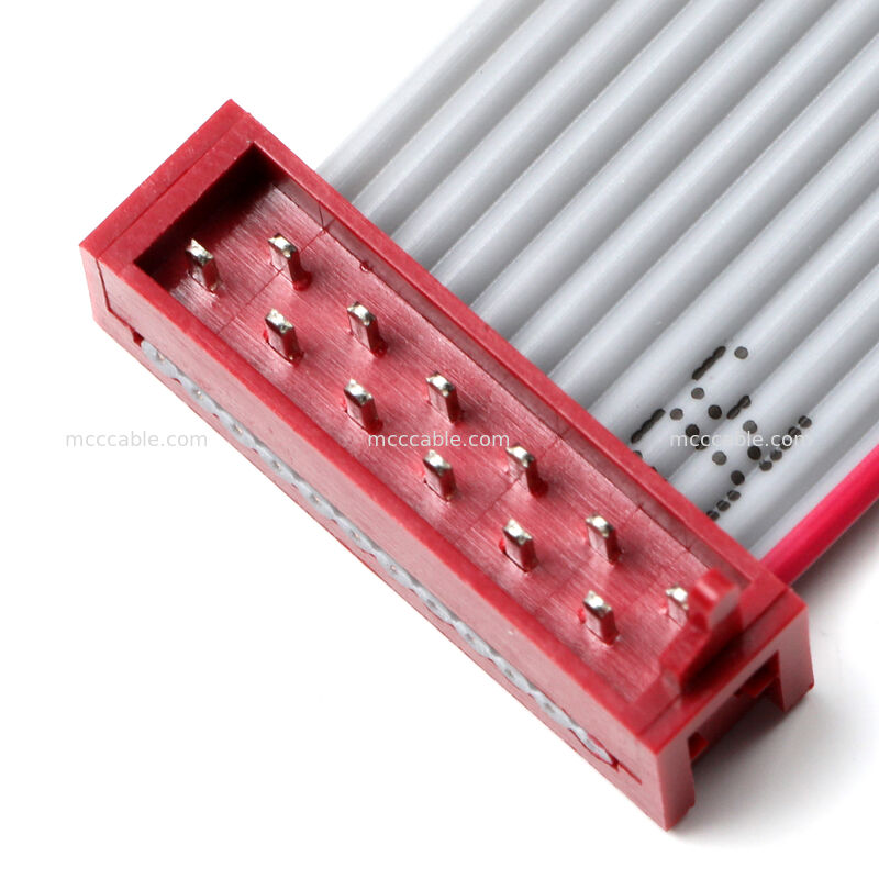 ชุดสายเคเบิลแบบแบน IDC - ขั้วต่อแบบสองแถว 2.54 มม., OEM แบบกำหนดเอง