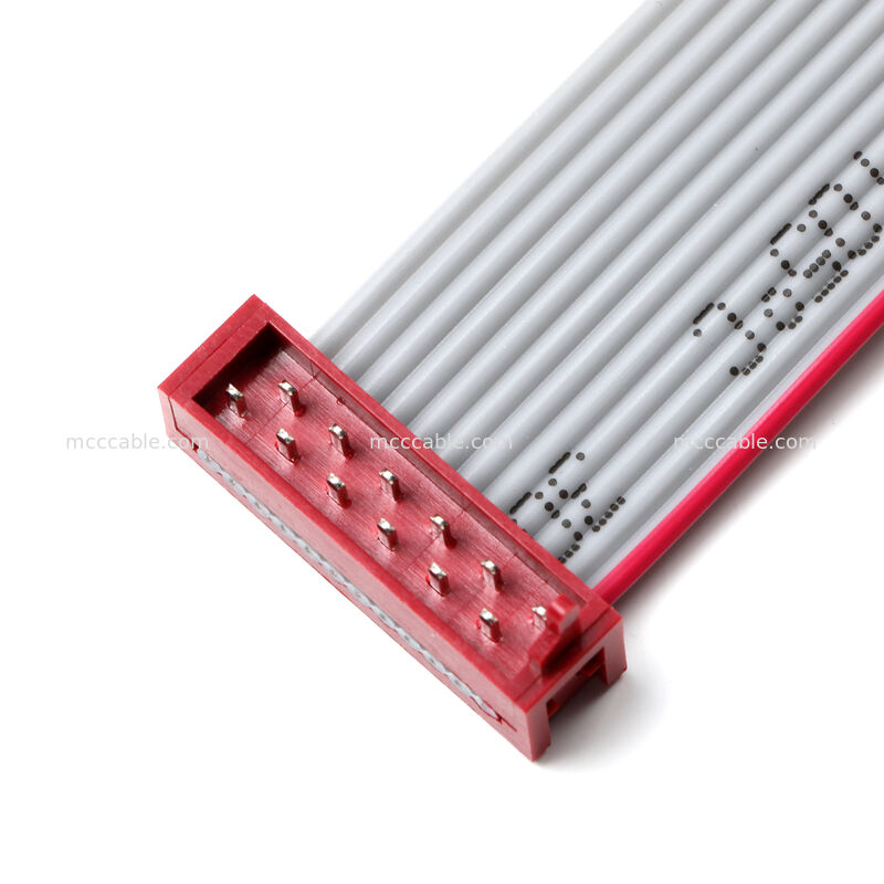 ชุดสายเคเบิลแบบแบน IDC - ขั้วต่อแบบสองแถว 2.54 มม., OEM แบบกำหนดเอง