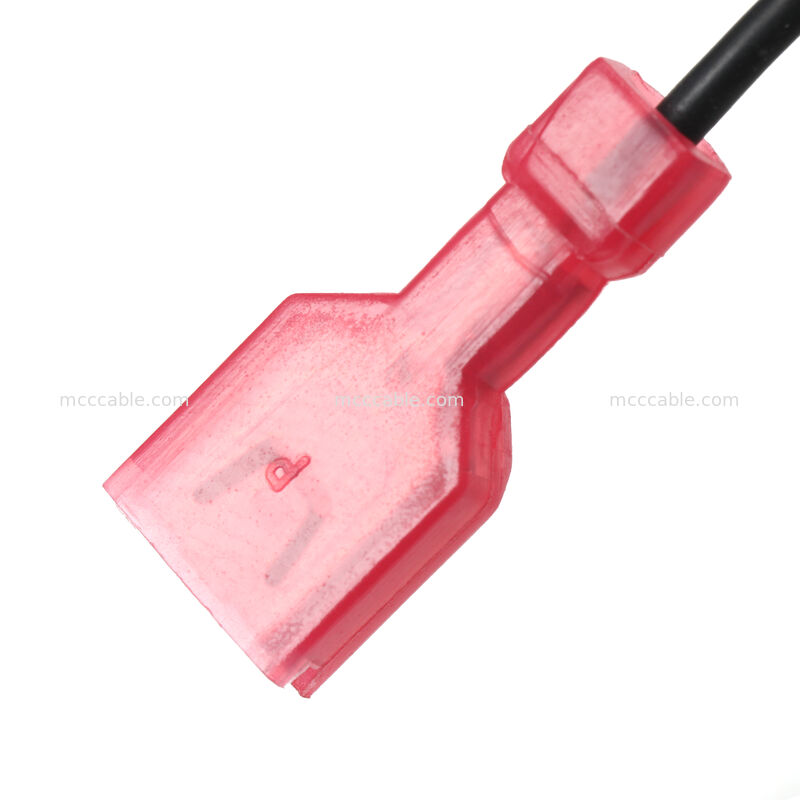 6.3 มิลลิเมตร หญิง Blade ทิมินัลพลังงานสายไฟฟ้า Harness กับ Ferrite Core UL3239