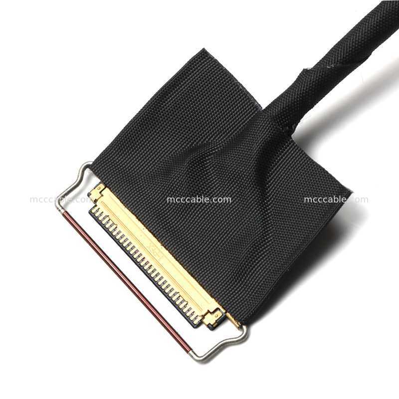 การประกอบเคเบิลจอไมโครโคเอ็กซ์แบบกําหนดเอง 20453 50pin ถึง 30pin สําหรับบอร์ดขับ LCD
