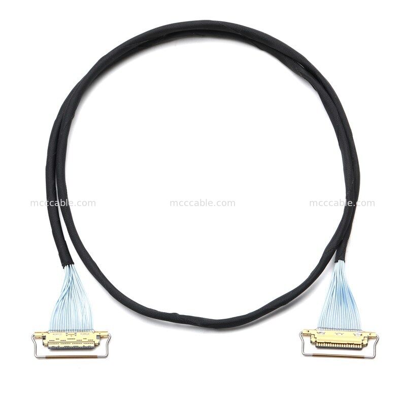 Custom Micro HDMI to Mini HDMI Micro Coax Cable Assembly สำหรับระบบแสดงผลแบบฝัง