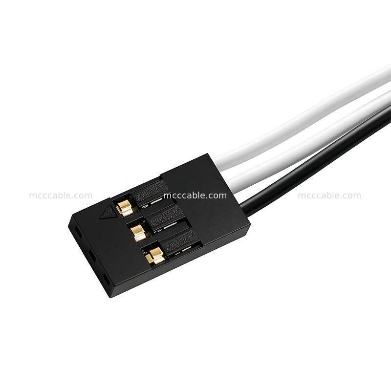 Custom 150mm 3 Wire Light Bar Cable Assembly with 3 Pin Connectors for Displays