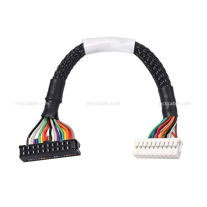 DF11-20DS-2C 20-Pin IDC Front Panel Cable Custom Medical High Speed Ribbon Harness