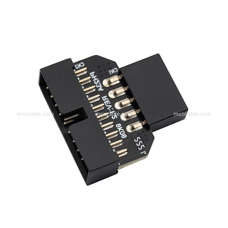 Custom USB 2.0 9-Pin to USB 3.0 19-Pin Internal Motherboard Adapter