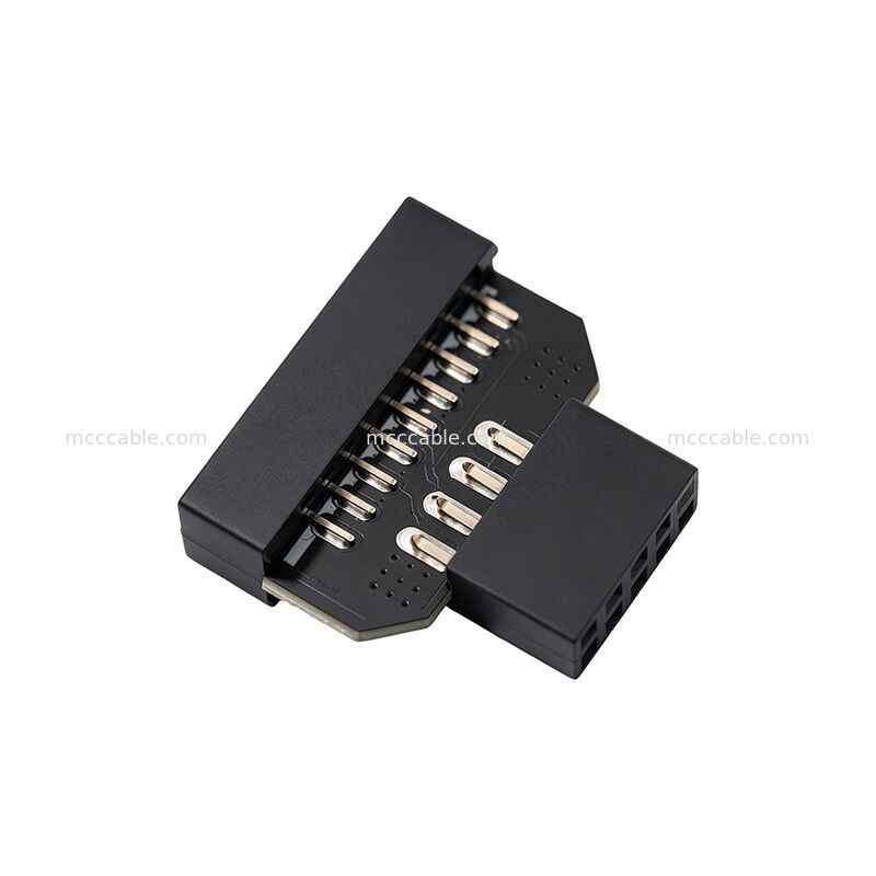 Custom USB 2.0 9-Pin to USB 3.0 19-Pin Internal Motherboard Adapter