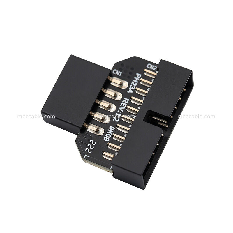 Custom USB 2.0 9-Pin to USB 3.0 19-Pin Internal Motherboard Adapter